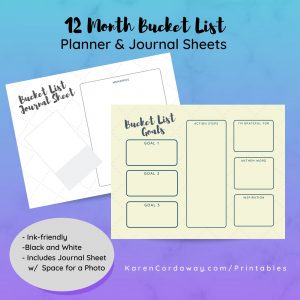 Bucket List Goal Setting